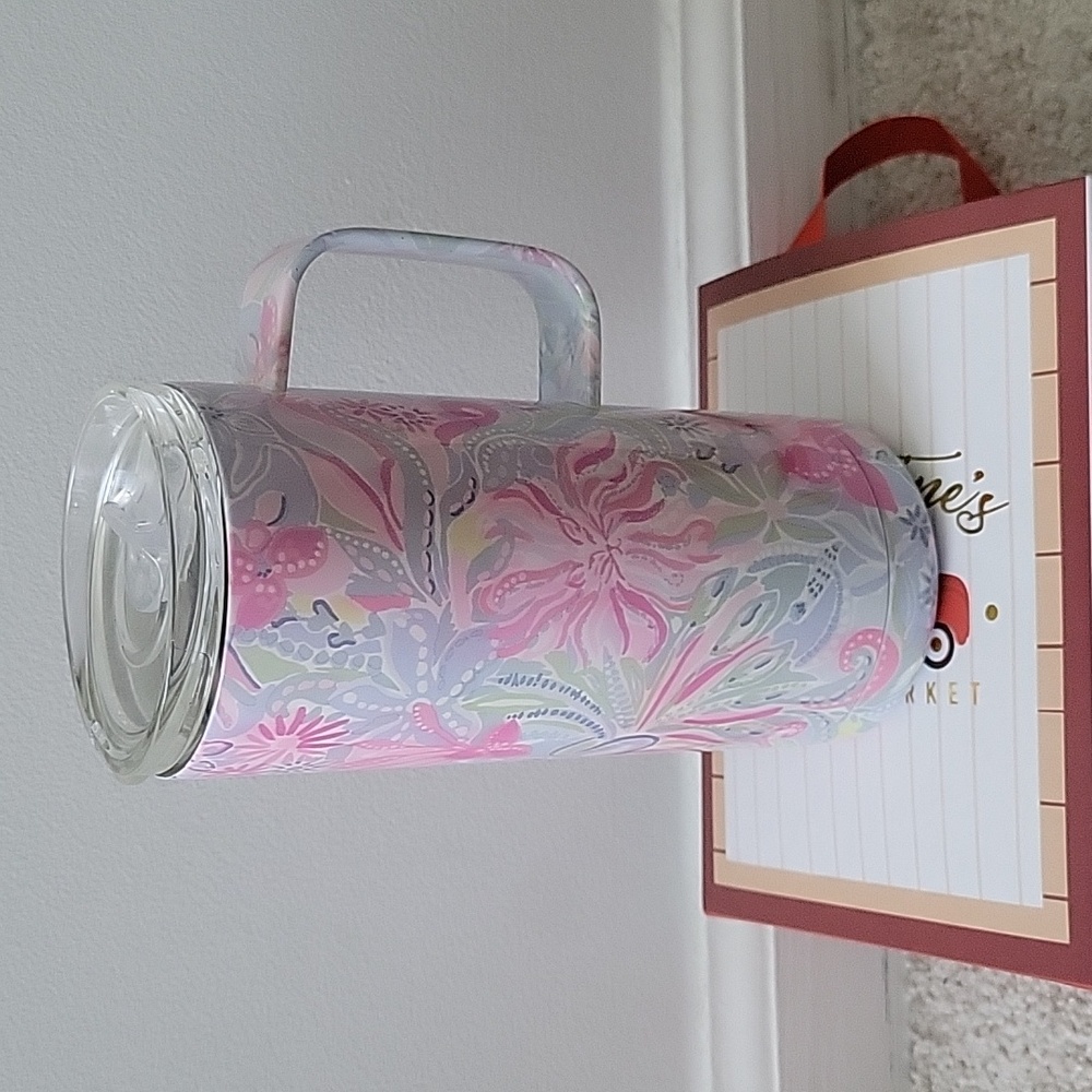 Lilly Pulitzer 16 Oz Travel Mug with Handle